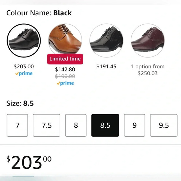 Cole Hana shoes,men leather NEW Oxford,Hawthorne Plain Ox,C32351,black,designer - Picture 4 of 15